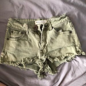 Denim shorts